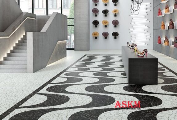 Polyflor Expona Commercial Stone and Abstract PUR Granite Mosaic 5095 Granite Mosaic