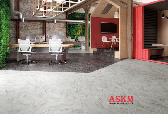 Polyflor Expona Commercial Stone and Abstract PUR Black Textile 5077 Black Textile