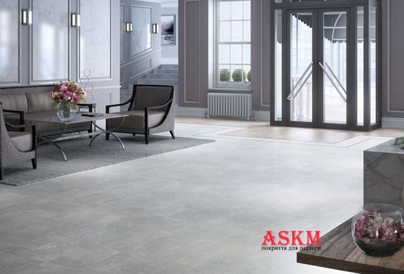 Polyflor Expona Commercial Stone and Abstract PUR Warm Grey Concrete 5064 Warm Grey Concrete