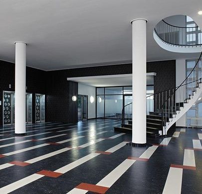 Forbo Marmoleum Marbled Fresco 2939/72939 black black