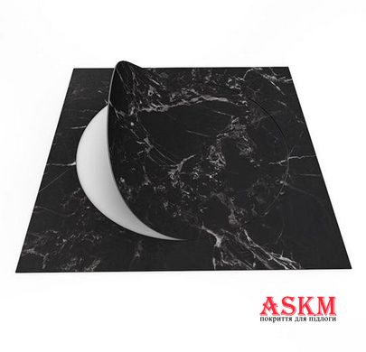 Forbo Allura Dryback Material 63544DR7 black marble circle black marble circle