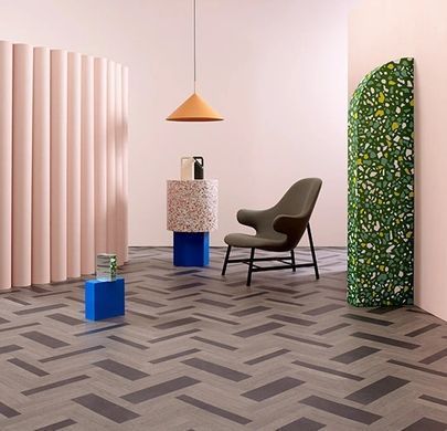 Forbo Modul'up Compact Wood 9209UP43C dark hybrid wood concrete dark hybrid wood concrete