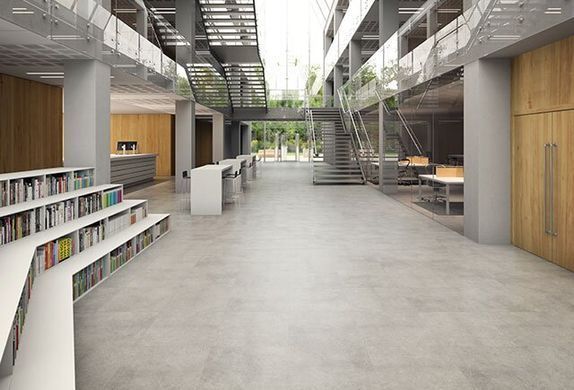 Polyflor Expona Commercial Stone and Abstract PUR Tan Cement 5035 Tan Cement