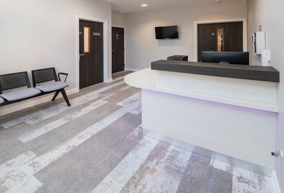 Polyflor Expona Commercial Stone and Abstract PUR Tan Cement 5035 Tan Cement