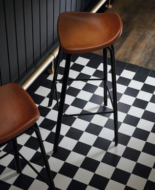 Amtico D&eacute;cor Chequer Mono DC485 Chequer Mono