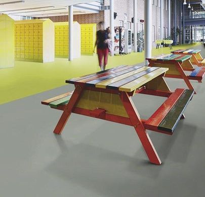 Forbo Marmoleum Solid Concrete 3736 green shimmer green shimmer