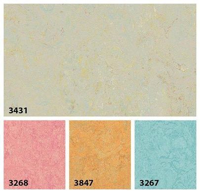 Forbo Marmoleum Marbled Splash 3431 limoncello limoncello