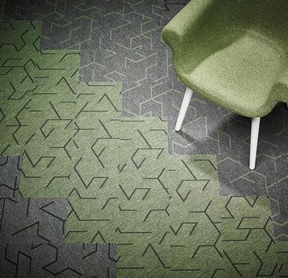 Forbo Flotex Triad 131013 green line green line