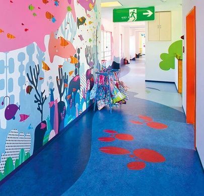 Forbo Marmoleum Decibel 303035 blue blue