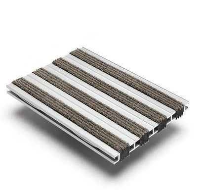 Входная система Forbo Nuway Tuftiguard - Classic Grey Single Wiper - Closed Classic Grey Single Wiper - cloused