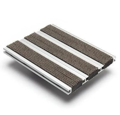 Входная система Forbo Nuway Tuftiguard - Classic Grey Double Wiper - Closed Classic Grey Double Wiper