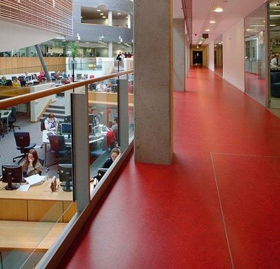 Forbo Marmoleum Marbled Fresco 3131 scarlet scarlet
