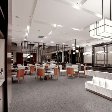 Polyflor Expona Commercial Stone and Abstract PUR Dark Terrazzo 5127 Dark Terrazzo