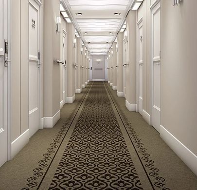 Forbo Flotex hospitality & leisure Geometric / Graphic 250201 Marquis Border Cumin Marquis Border Cumin