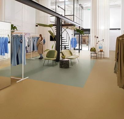 Forbo Marmoleum Solid Cocoa 3587 curcuma curcuma